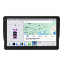 Штатная магнитола Lesko для Nissan Primastar I 2002-2006 экран 10" 4/64 QLED CarPlay 4G Wi-Fi GPS 360 Prime