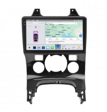 Штатная магнитола Lesko для Peugeot 3008 I Рестайлинг 2013-2016 экран 9" 4/64 QLED CarPlay 4G Wi-Fi GPS 360 Prime