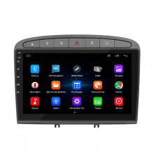 Штатная магнитола Lesko для Peugeot 308 I Рестайлинг 2011-2015 экран 9" 2/32Gb Wi-Fi GPS Base