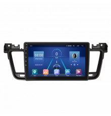 Штатная магнитола Lesko для Peugeot 508 I 2011-2014 экран 9" 6/128Gb 4G Wi-Fi GPS Top