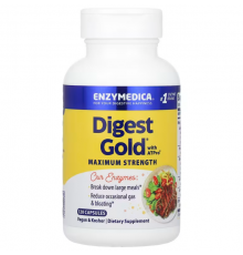 Пищеварительные ферменты, Digest Gold with ATPro, Enzymedica, 120 капсул
