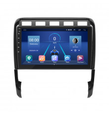 Штатная магнитола Lesko для Porsche Cayenne I (955) 2002-2007 экран 9" 4/32Gb 4G Wi-Fi GPS Top