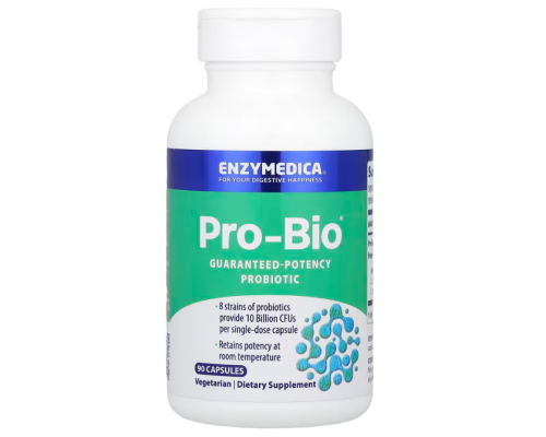Пробіотик, Guaranteed Potency Probiotic, Enzymedica, 90 капсул