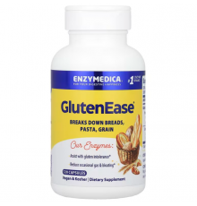 Ферменти для перетравлення глютену, GlutenEase, Enzymedica, 120 капсул