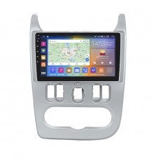 Штатная магнитола Lesko для Renault Sandero I 2009-2014 экран 9" 2/32Gb CarPlay 4G Wi-Fi GPS Prime