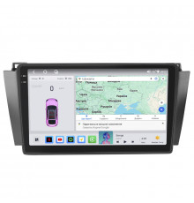 Штатная магнитола Lesko для Toyota Camry Solara II 2003-2009 экран 9" 4/64 QLED CarPlay 4G Wi-Fi GPS 360 Prime