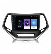 Штатная магнитола Lesko для Jeep Cherokee V (KL) Рестайлинг 2018-н.в экран 10" 1/16Gb Wi-Fi GPS Base