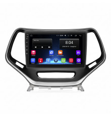 Штатная магнитола Lesko для Jeep Cherokee V (KL) Рестайлинг 2018-н.в экран 10" 2/32Gb Wi-Fi GPS Base