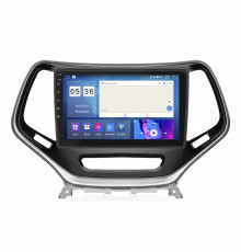 Штатная магнитола Lesko для Jeep Cherokee V (KL) Рестайлинг 2018-н.в экран 10" 4/64Gb CarPlay 4G Wi-Fi GPS Prime