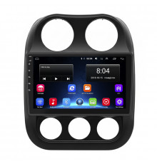 Штатная магнитола Lesko для Jeep Patriot  2007-2016 экран 10" 2/32Gb Wi-Fi GPS Base