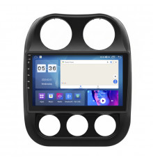 Штатная магнитола Lesko для Jeep Patriot  2007-2016 экран 10" 4/64Gb CarPlay 4G Wi-Fi GPS Prime