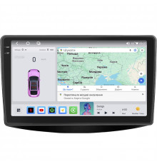 Штатная магнитола Lesko для Mitsubishi Grandis Manual A/C 2003-2011 экран 9" 4/64 QLED CarPlay 4G Wi-Fi GPS 360 Prime