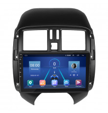 Штатная магнитола Lesko для Nissan Almera III (G15) 2012-2018 экран 9" 2/32Gb 4G Wi-Fi GPS Top