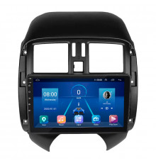Штатная магнитола Lesko для Nissan Almera III (G15) 2012-2018 экран 9" 6/128Gb 4G Wi-Fi GPS Top