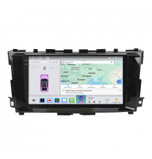 Штатная магнитола Lesko для Nissan Altima V (L33) 2012-2018 экран 9" 4/64 QLED CarPlay 4G Wi-Fi GPS 360 Prime
