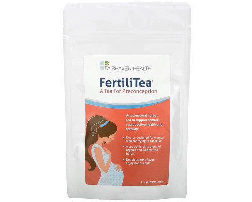 Чай для зачаття, Fertili Tea, Fairhaven Health, смак м'яти, 85 гр.