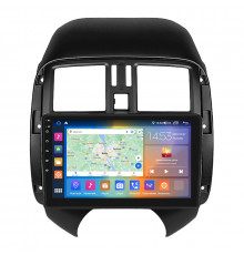 Штатная магнитола Lesko для Nissan Latio I (N17) 2012-2014 экран 9" 2/32Gb CarPlay 4G Wi-Fi GPS Prime