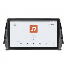 Штатная магнитола Lesko для Nissan Micra V 2017-н.в. экран 9" 4/64 QLED CarPlay 4G Wi-Fi GPS 360 Prime