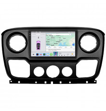 Штатная магнитола Lesko для Nissan NV400 I 2010-н.в. экран 10" 4/64 QLED CarPlay 4G Wi-Fi GPS 360 Prime