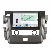 Штатная магнитола Lesko для Nissan Patrol VI (Y62) ver 2 2010-2020 экран 10" 4/64 QLED CarPlay 4G Wi-Fi GPS 360 Prime