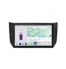 Штатная магнитола Lesko для Nissan Sentra VII (B17) 2012-2017 экран 10" 4/64 QLED CarPlay 4G Wi-Fi GPS 360 Prime