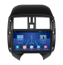 Штатная магнитола Lesko для Nissan Versa II 2012-2014 экран 9" 4/64Gb 4G Wi-Fi GPS Top