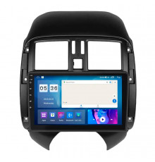 Штатная магнитола Lesko для Nissan Versa II Рестайлинг 2014-2019 экран 9" 4/64Gb CarPlay 4G Wi-Fi GPS Prime