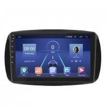 Штатная магнитола Lesko для Smart Fortwo III 2014-н.в. экран 9" 6/128Gb 4G Wi-Fi GPS Top