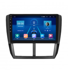 Штатная магнитола Lesko для Subaru Forester III Рестайлинг 2011-2013 экран 9" 6/128Gb 4G Wi-Fi GPS Top