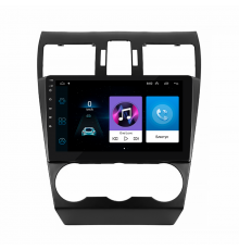 Штатная магнитола Lesko для Subaru Forester IV Рестайлинг 2015-2016 экран 9" 1/16Gb Wi-Fi GPS Base