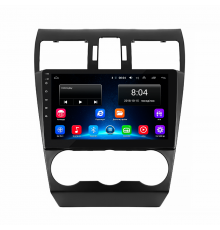 Штатная магнитола Lesko для Subaru Forester IV Рестайлинг 2015-2016 экран 9" 2/32Gb Wi-Fi GPS Base