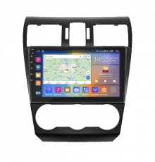 Штатная магнитола Lesko для Subaru Impreza IV Рестайлинг 2014-2016 экран 9" 4/64Gb CarPlay 4G Wi-Fi GPS Prime