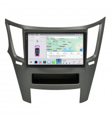 Штатная магнитола Lesko для Subaru Outback IV 2009-2012 экран 9" 4/64 QLED CarPlay 4G Wi-Fi GPS 360 Prime
