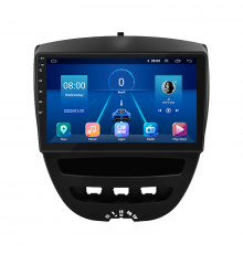 Штатная магнитола Lesko для Toyota Aygo I 2005-2009 экран 10" 4/64Gb 4G Wi-Fi GPS Top