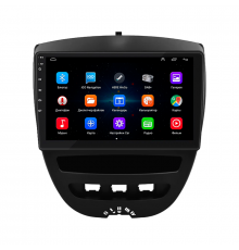 Штатная магнитола Lesko для Toyota Aygo I Рестайлинг 2009-2012 экран 10" 1/16Gb Wi-Fi GPS Base