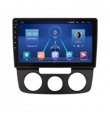 Штатная магнитола Lesko для Volkswagen Golf V Manual AC 2003-2008 экран 10" 4/32Gb 4G Wi-Fi GPS Top