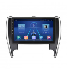 Штатная магнитола Lesko для Toyota Camry (USA) VII (XV50) Рестайлинг 2015-2017 экран 10" 2/32Gb 4G Wi-Fi GPS Top