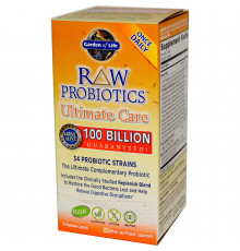 Пробиотики наилучшей поддержки, Probiotics Ultimate Care, Garden of Life, 30 капсул
