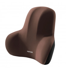 Универсальная поясничная подушка на сиденье XGFANG для спины с эффектом памяти ортопедическая Brown