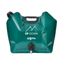 Канистра пакет для воды Up Down UD-SD201 туристическая с краном 8л складная пищевая Green
