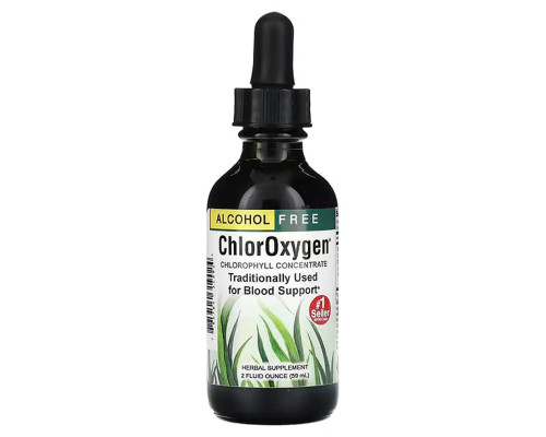 Концентрат хлорофілу, Chlorophyll Concentrate, Herbs Etc., без спирту, 59 мл