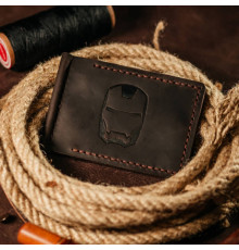 Затискач для грошей коричневий Stark