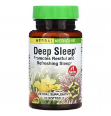 Здоровый сон, Deep Sleep, Herbs Etc., 30 капсул