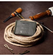 Затискач для грошей зелений MNS