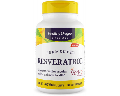 Ресвератрол, Resveratrol, Healthy Origins, 300 мг, 60 капсул
