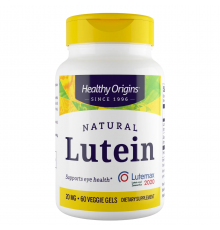 Лютеїн, Lutein, Healthy Origins, Lutemax 2020 із зеаксантином для очей, 20 мг, 60 вегетаріанських гелевих капсул