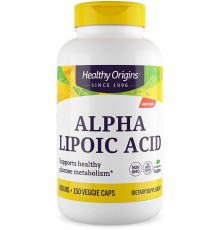 Альфа-липоевая кислота, Alpha Lipoic Acid, Healthy Origins, 600 мг, 150 капсул
