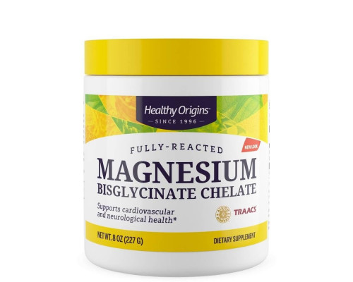 Магній хелат бісгліцинат, Magnesium, Healthy Origins, 227 грам