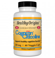 Когніцин цитиколіну, Cognizin Citicolinee, Healthy Origins, 250 мг, 60 капсул