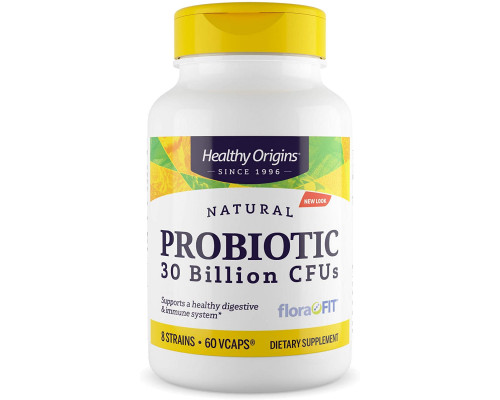 Пробіотик, Probiotic, Healthy Origins, 30 млрд КУО, 60 капсул